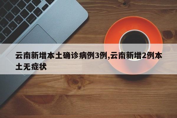 云南新增本土确诊病例3例,云南新增2例本土无症状
